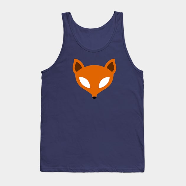 Fox Head Tank Top by kruk